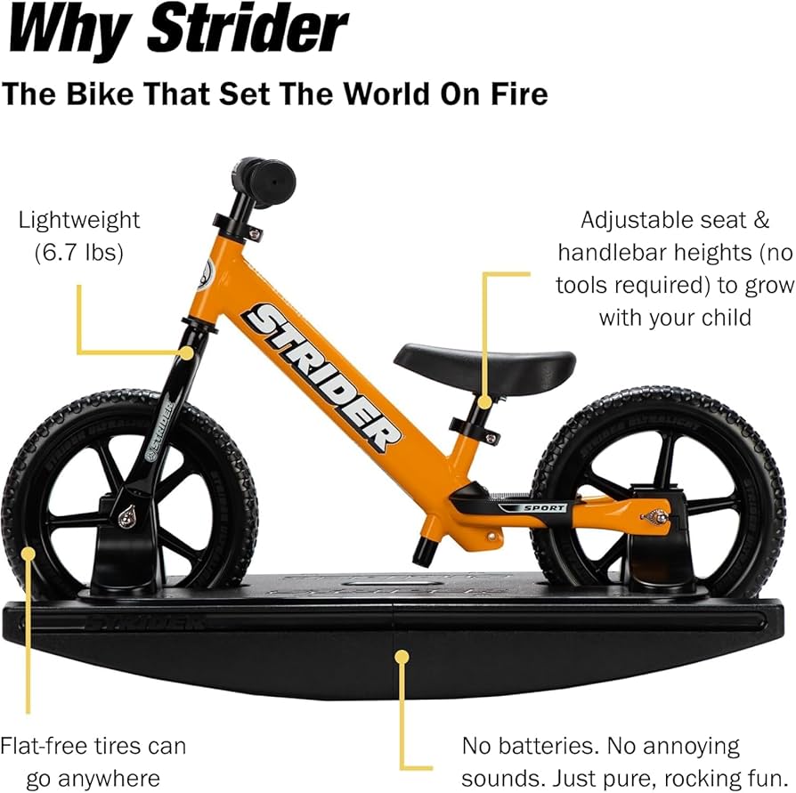 Amazon.co.jp: Strider 12 Sport 2イン1 ロッキングバイク 6ヶ月